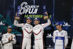 Kevin Estre (F), Michael Christensen (DK), Porsche GT Team (l-r)