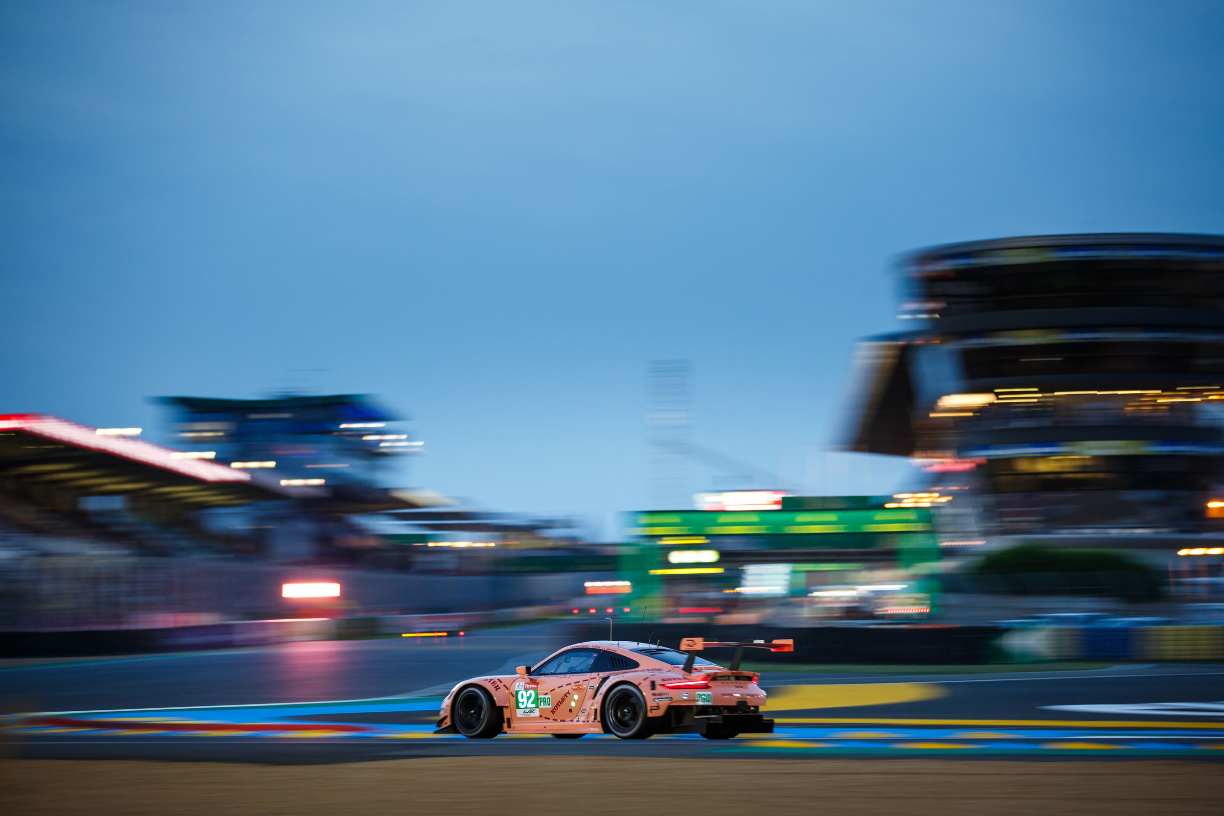 Porsche 911 RSR, Porsche GT Team (92), Michael Christensen (DK), Kevin Estre (F) Laurens Vanthoor (B), Le Mans 2018